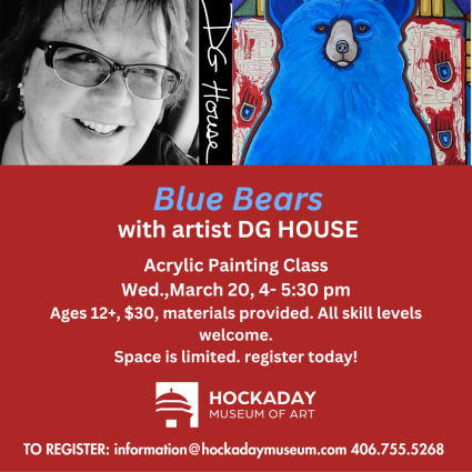 DG House Blue Bears Painting Class
